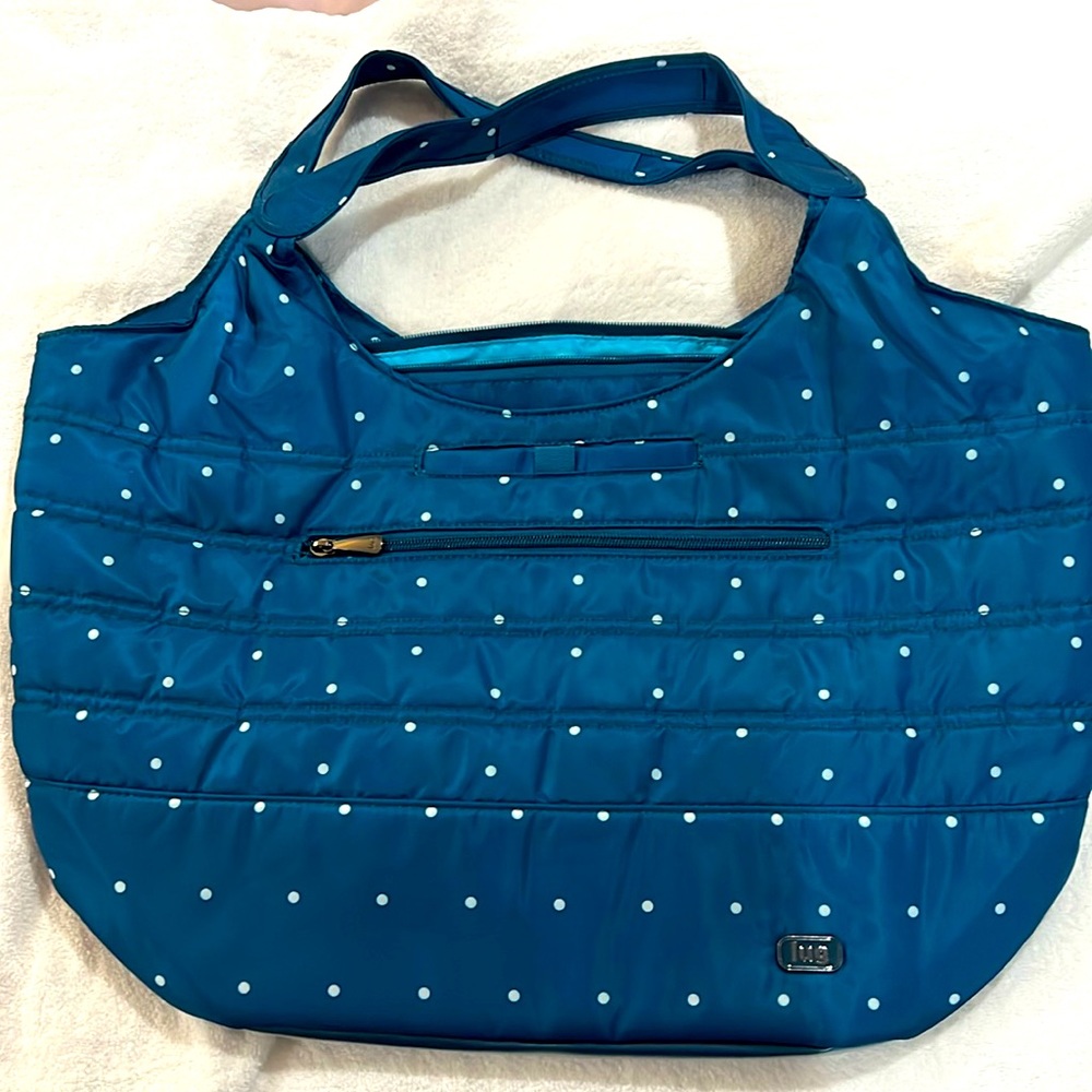NWOT Lug Gondola Tote in color Blue Dot